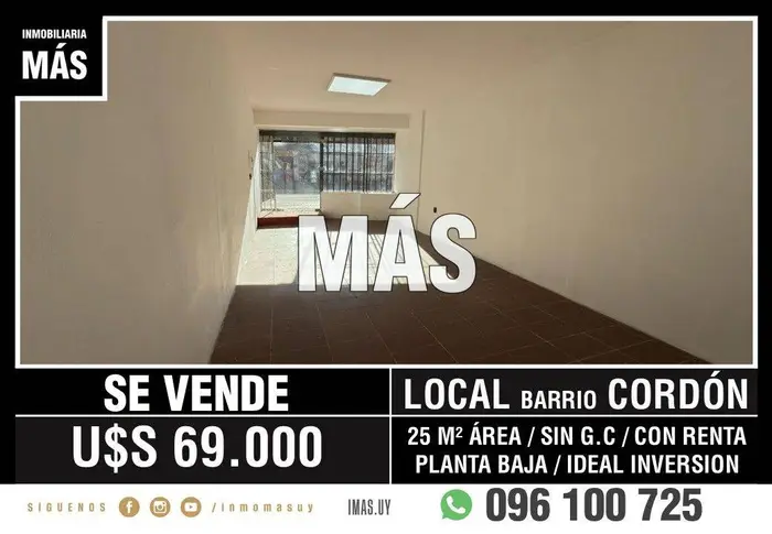 Local Comercial Venta Parque Rodó Montevideo iMas.uy LC