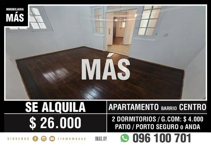 Alquiler Apartamento Cordón Montevideo iMas.uy L