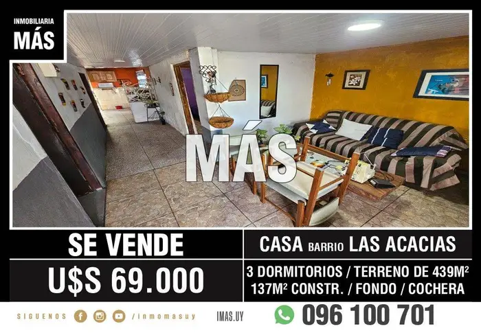 Casa Venta Padrón Único Cerrito Montevideo iMas.uy L