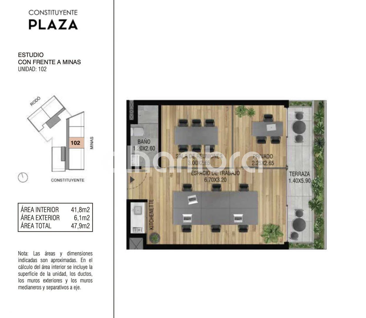 Oficina en Cordón, propiedad 251769 -Imagen 1
