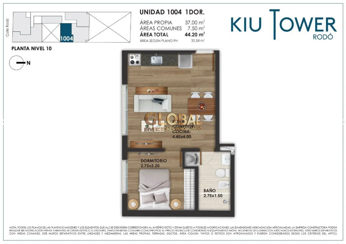 Apartamento en Parque Rodó, propiedad 263776 -Imagen 8