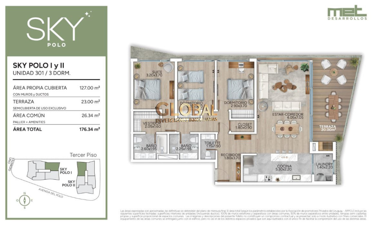 Apartamento en Carrasco Norte, propiedad 269964 -Imagen 8
