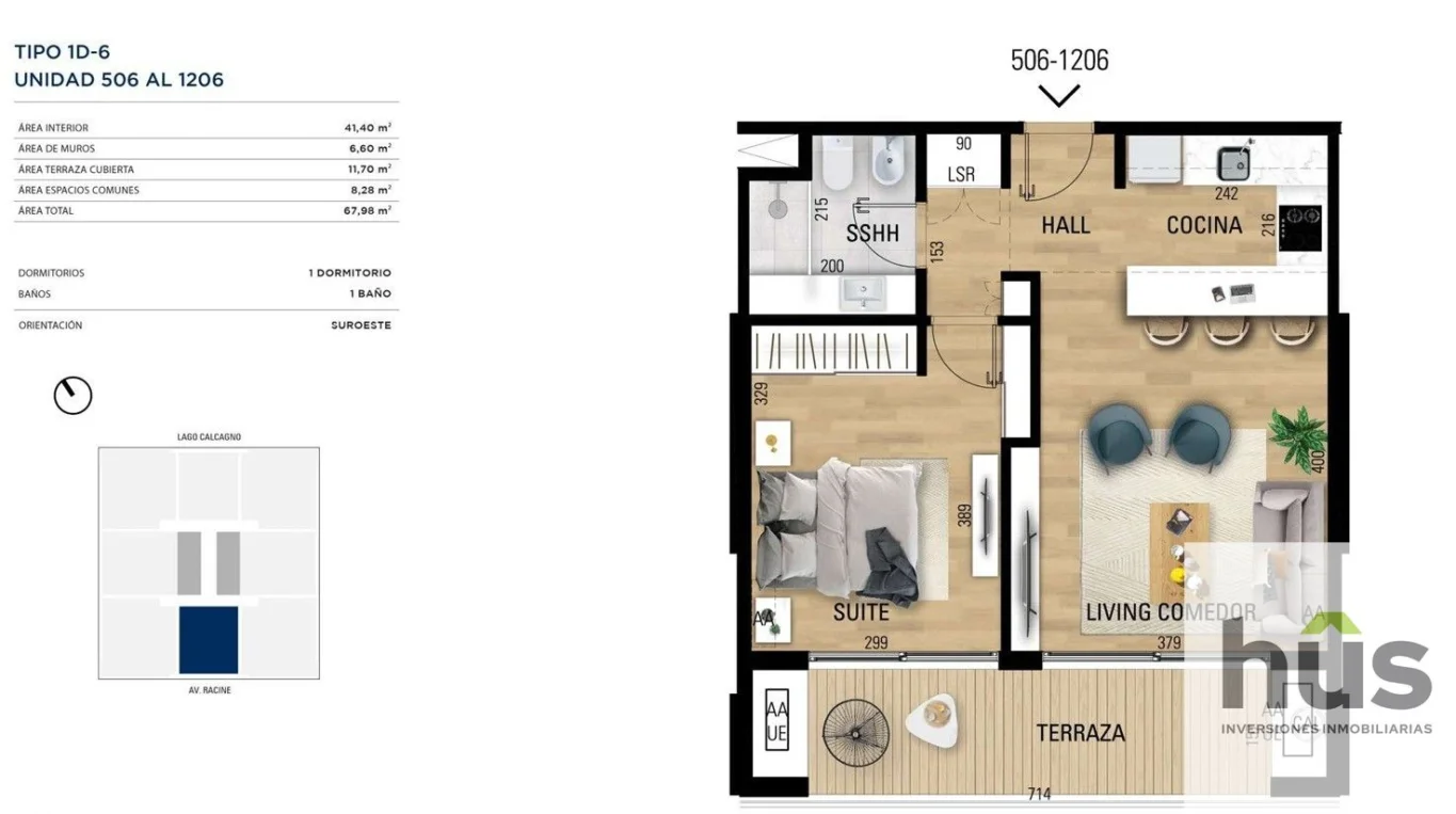 Apartamento en Aeropuerto, propiedad 288510 -Imagen 7