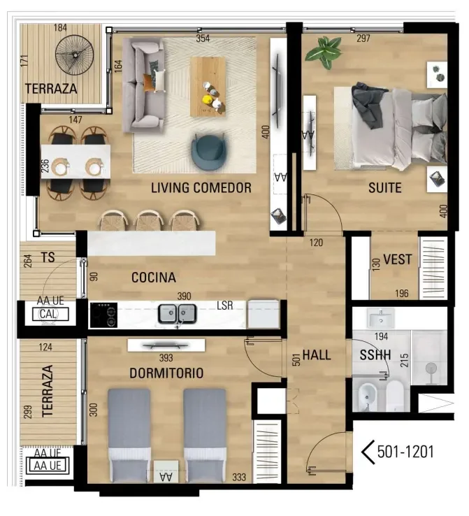 Apartamento en Aeropuerto, propiedad 291804 -Imagen 12