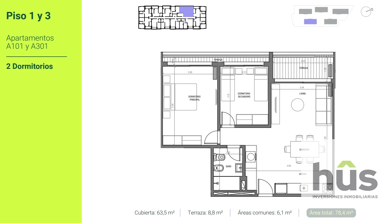 Apartamento en Carrasco, propiedad 292435 -Imagen 2