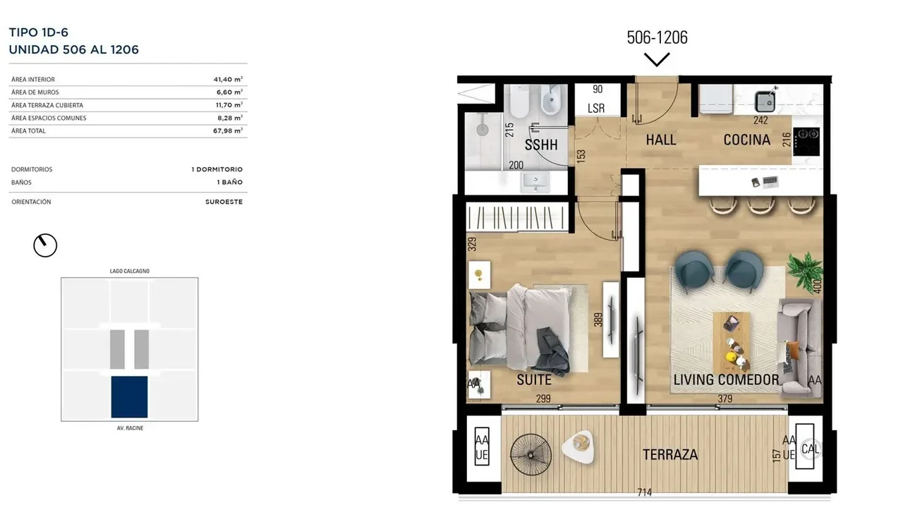 Apartamento en Aeropuerto, propiedad 303061 -Imagen 9