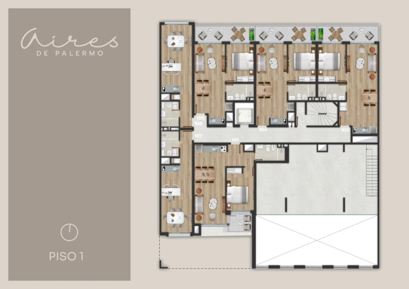 Apartamento en Palermo, propiedad 302110 -Imagen 12