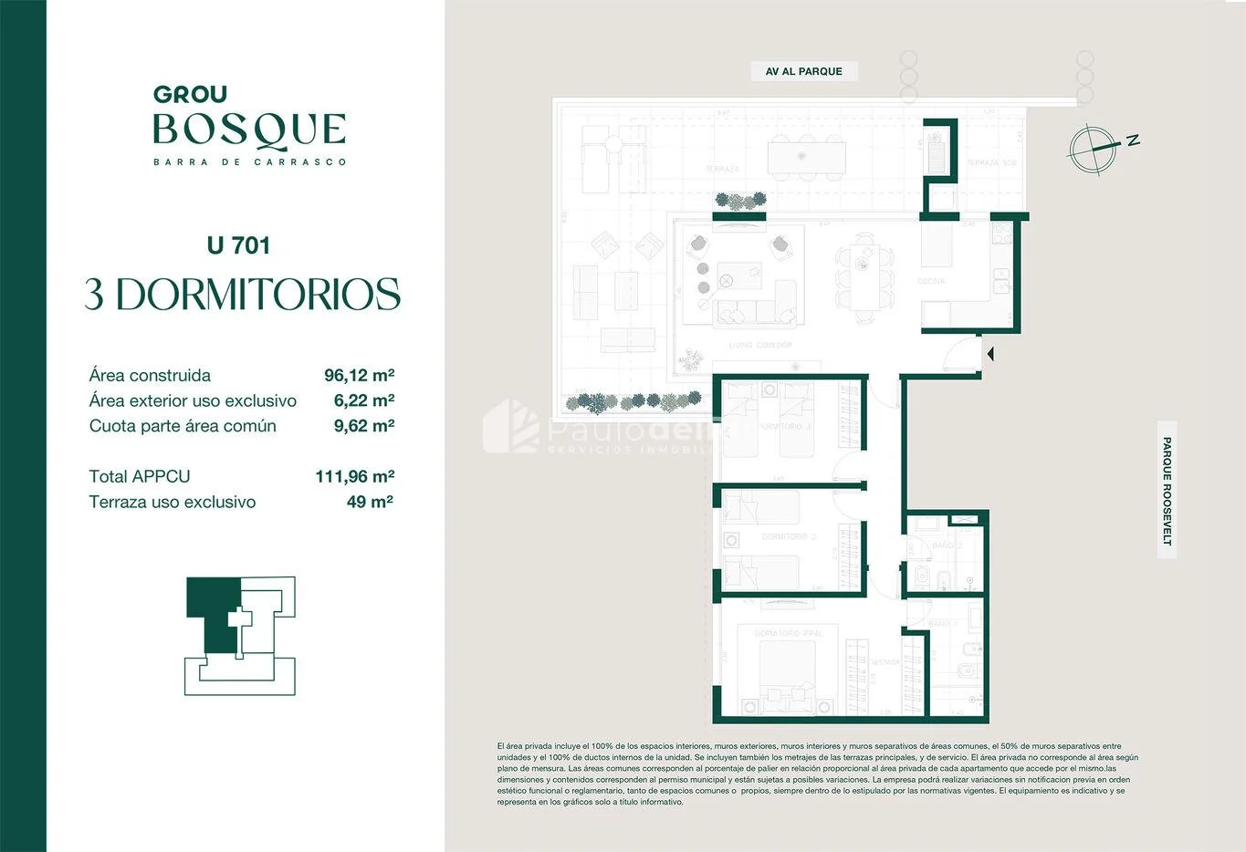 Apartamento en Barra de Carrasco, propiedad 259539 -Imagen 18