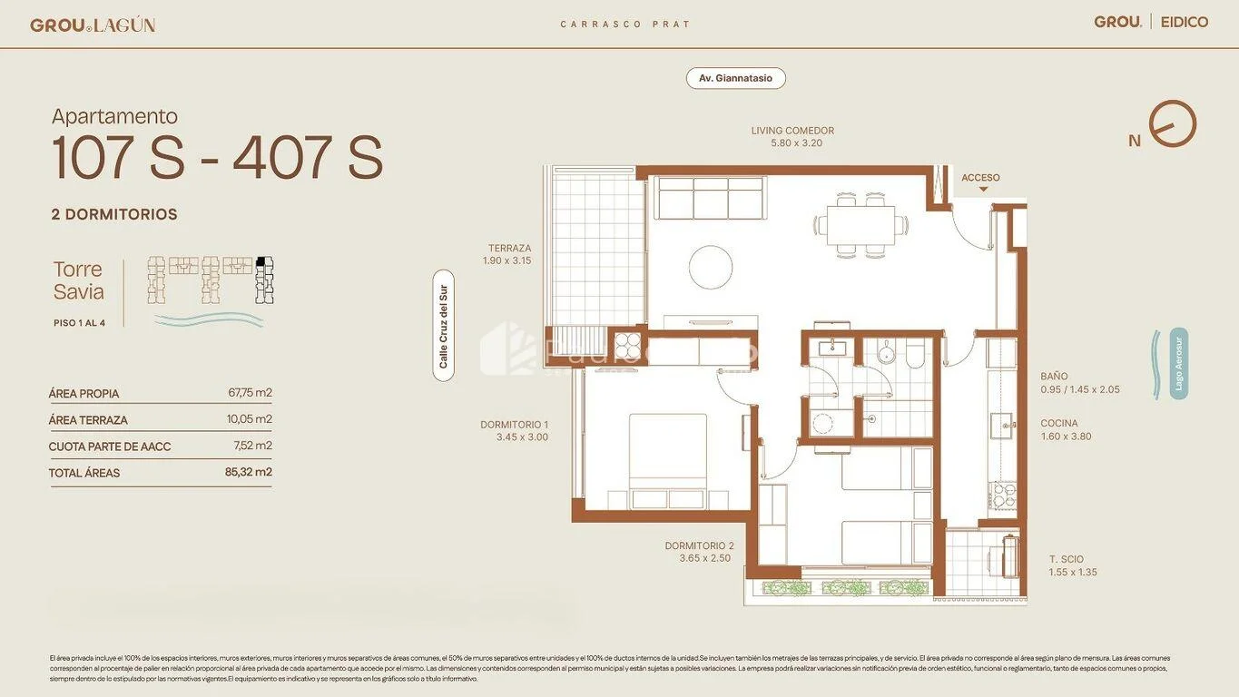 Apartamento en Parque Carrasco, propiedad 296425 -Imagen 16