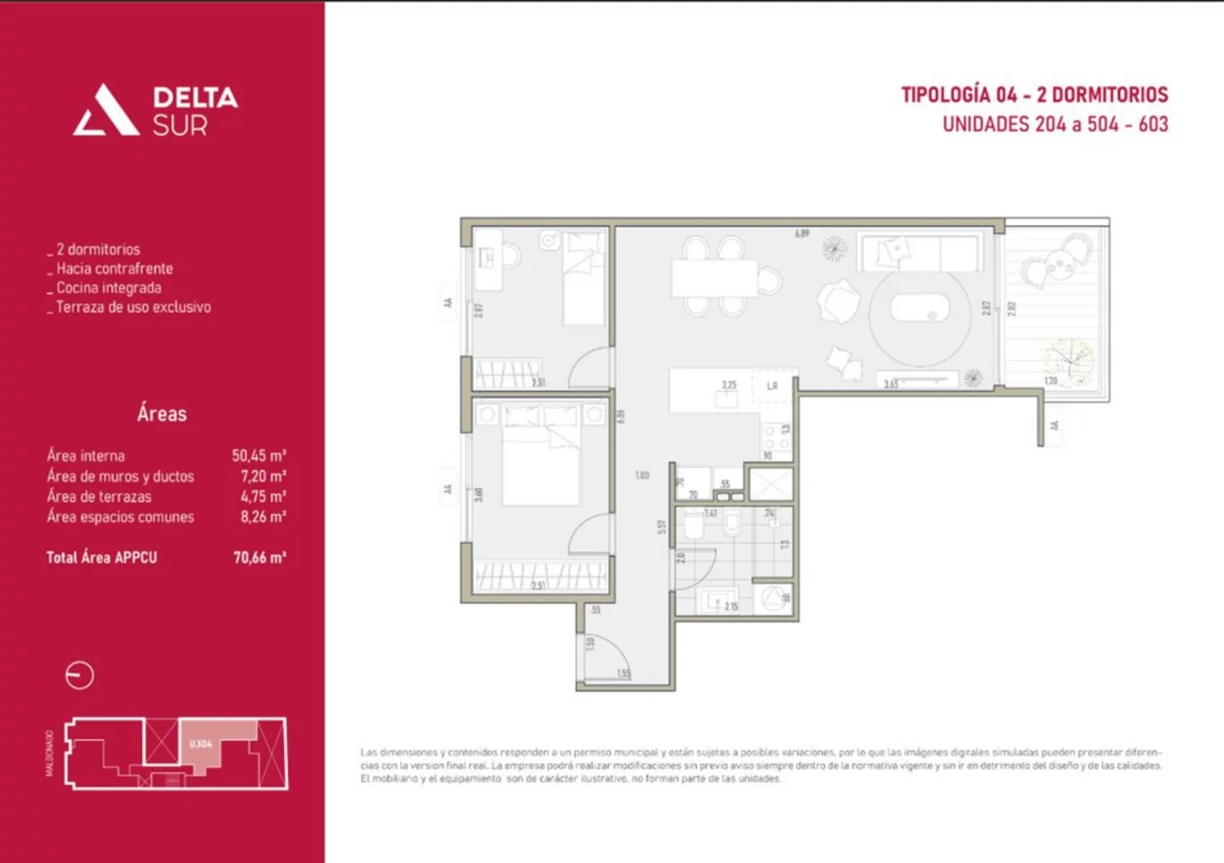 Apartamento en Barrio Sur, propiedad 267714 -Imagen 3