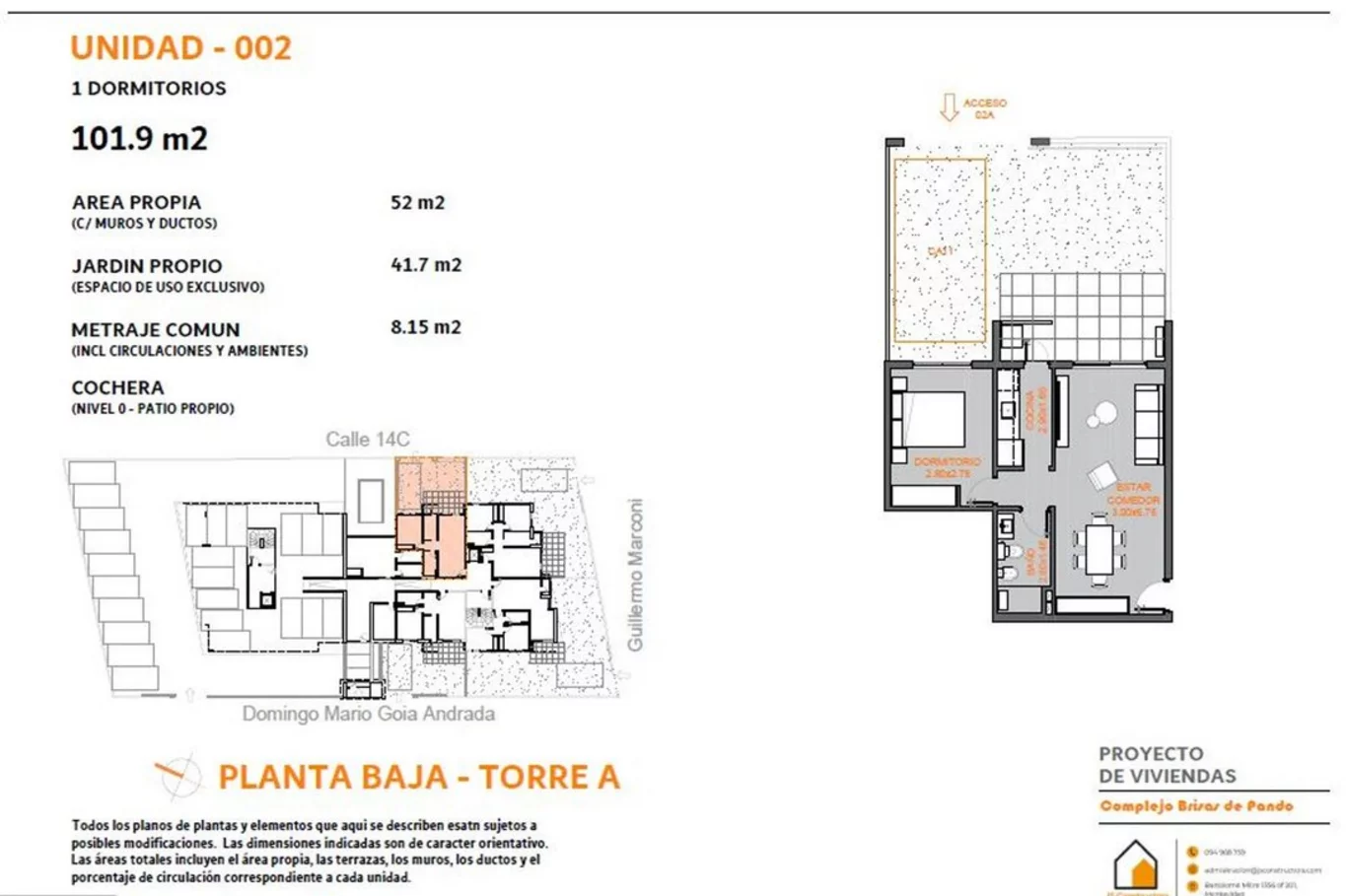Apartamento en Pando, propiedad 269107 -Imagen 2