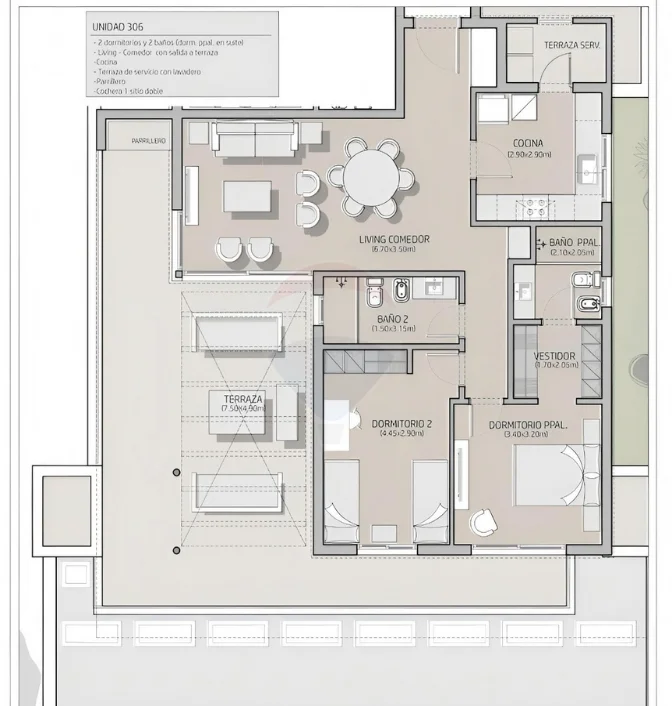 Apartamento en Carrasco Norte, propiedad 299638 -Imagen 24
