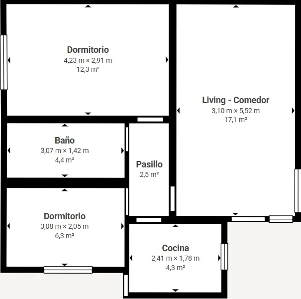 Apartamento en La Blanqueada, propiedad 294395 -Imagen 22