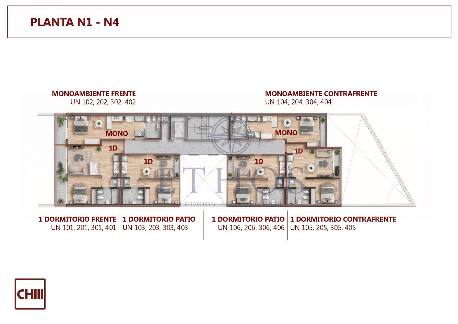 Apartamento en Pocitos, propiedad 273874 -Imagen 6