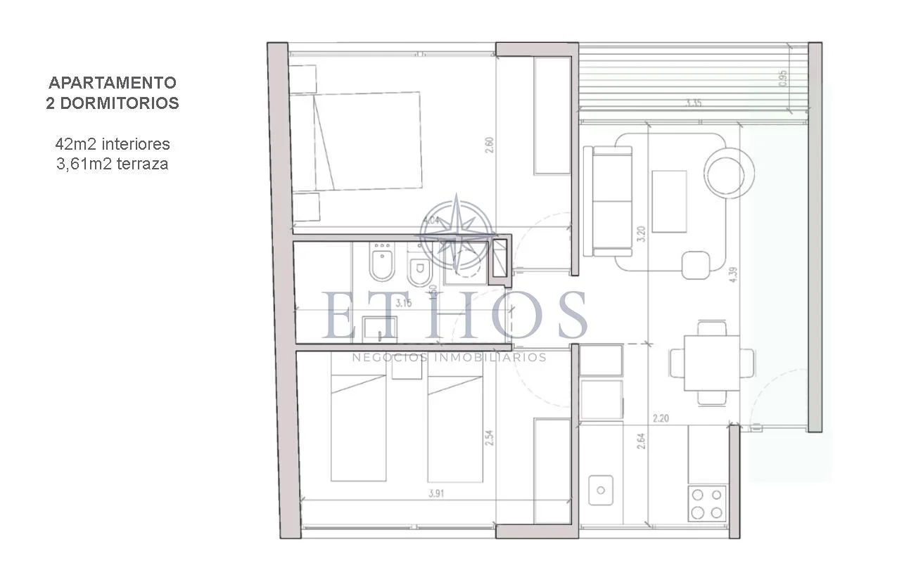 Apartamento en La Blanqueada, propiedad 276273 -Imagen 5