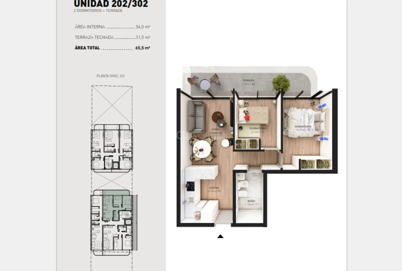 Apartamento en Punta Gorda, propiedad 273906 -Imagen 4
