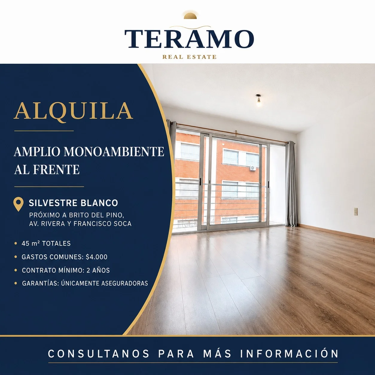 Apartamento en Pocitos, propiedad 285488 -Imagen 1