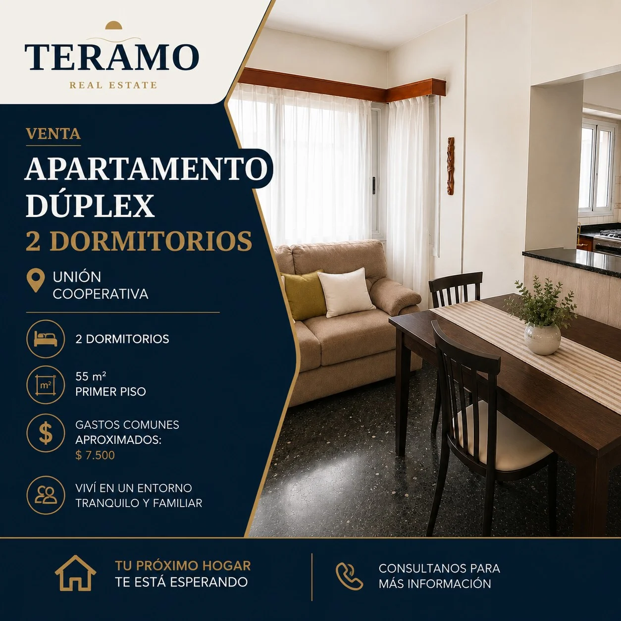 Apartamento en Unión, propiedad 285500 -Imagen 1