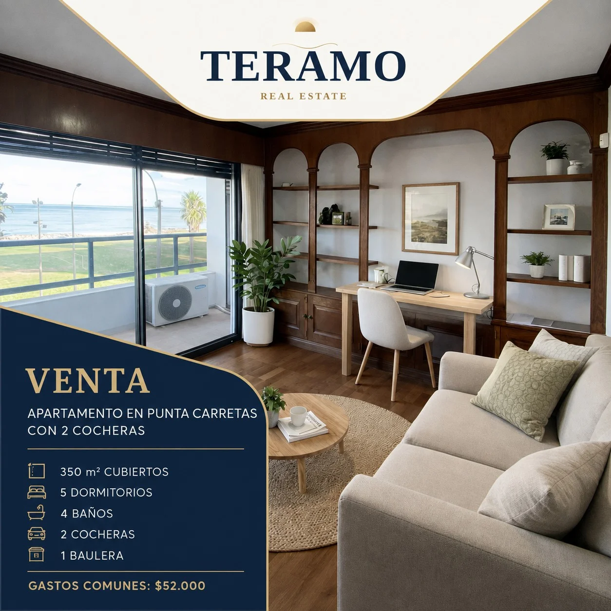 Apartamento en Punta Carretas, propiedad 286045 -Imagen 1