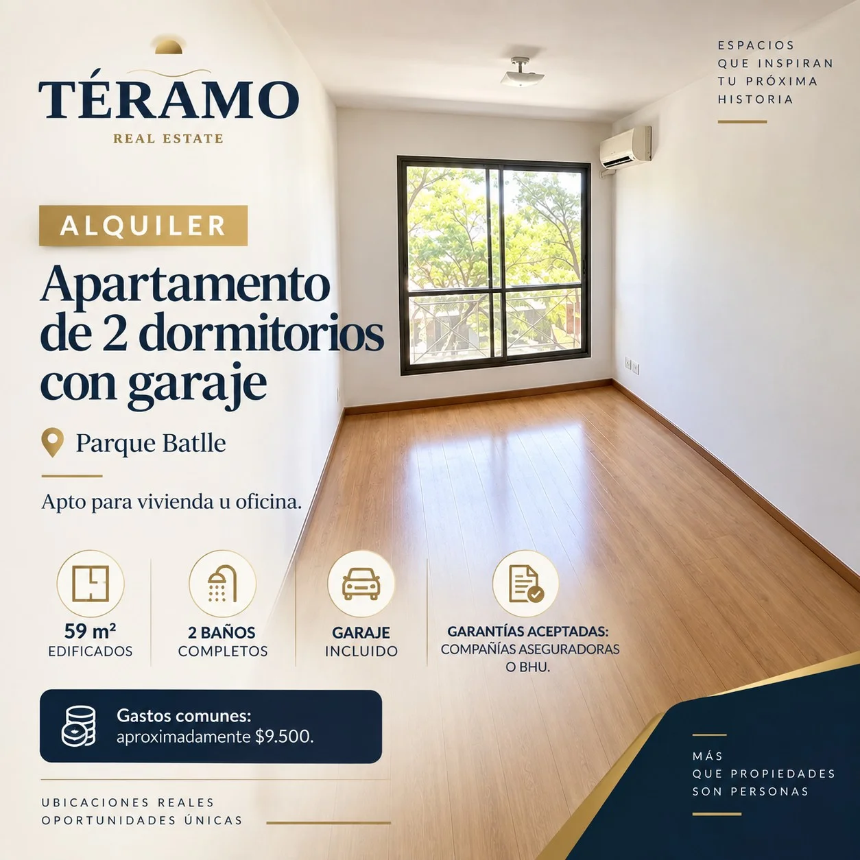 Apartamento en Parque Batlle, propiedad 294065 -Imagen 1