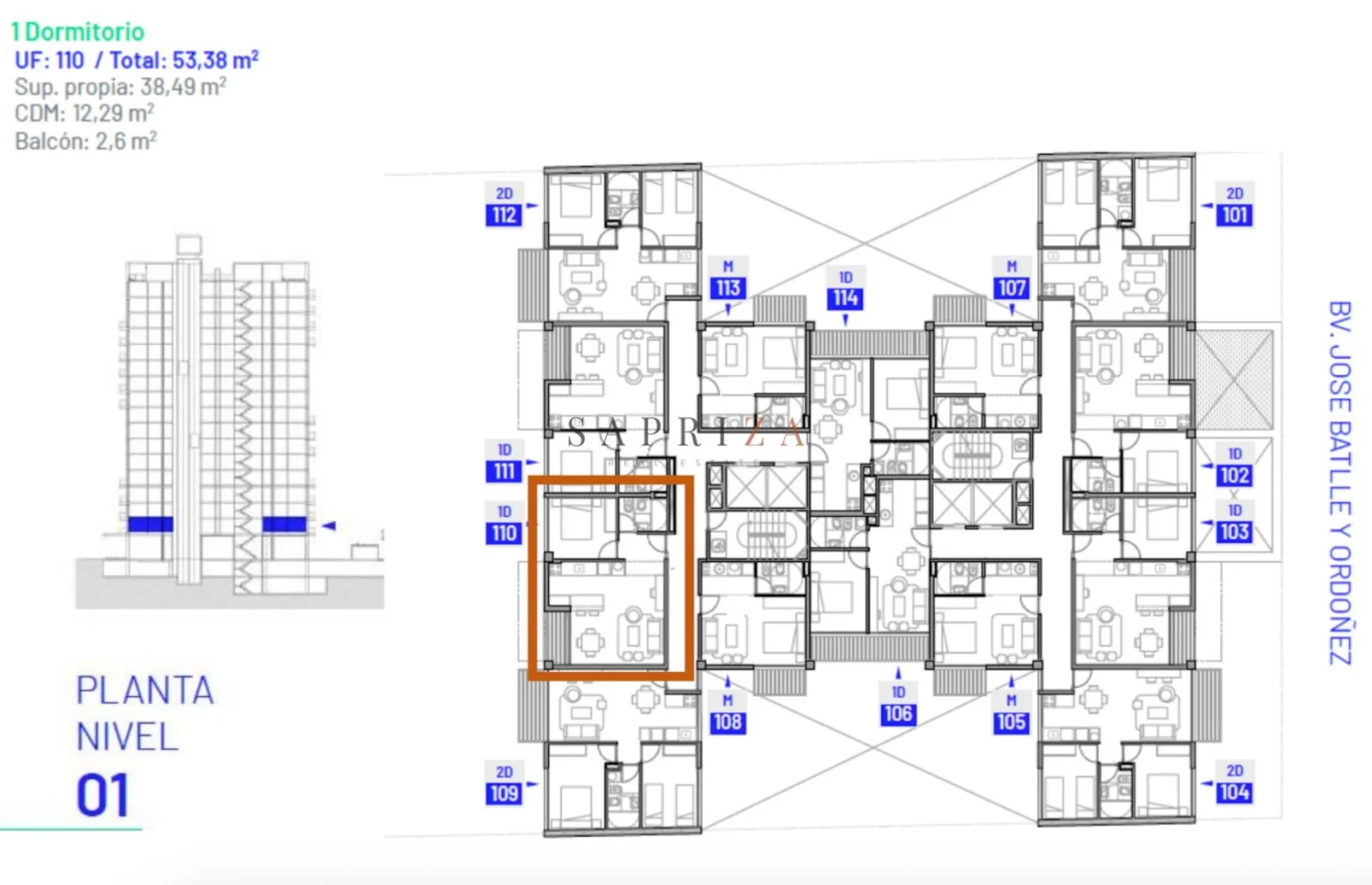 Apartamento en La Blanqueada, propiedad 289018 -Imagen 7