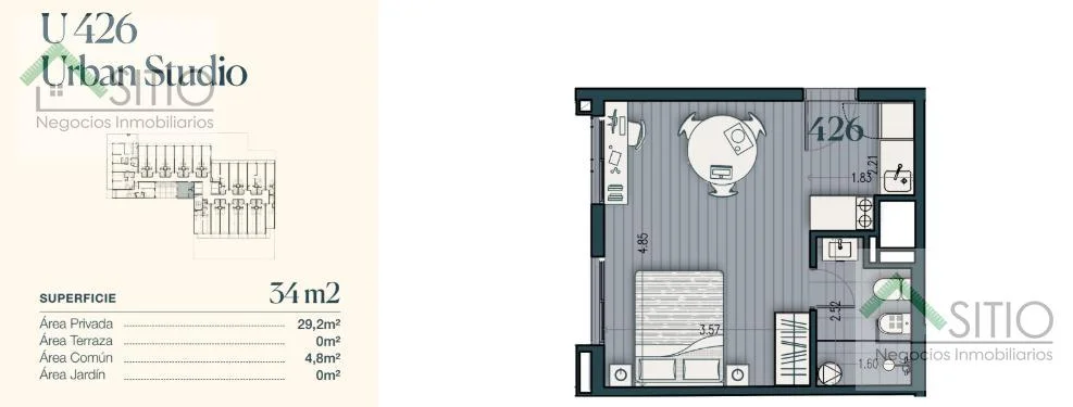 Apartamento en Parque Rodó, propiedad 296254 -Imagen 8