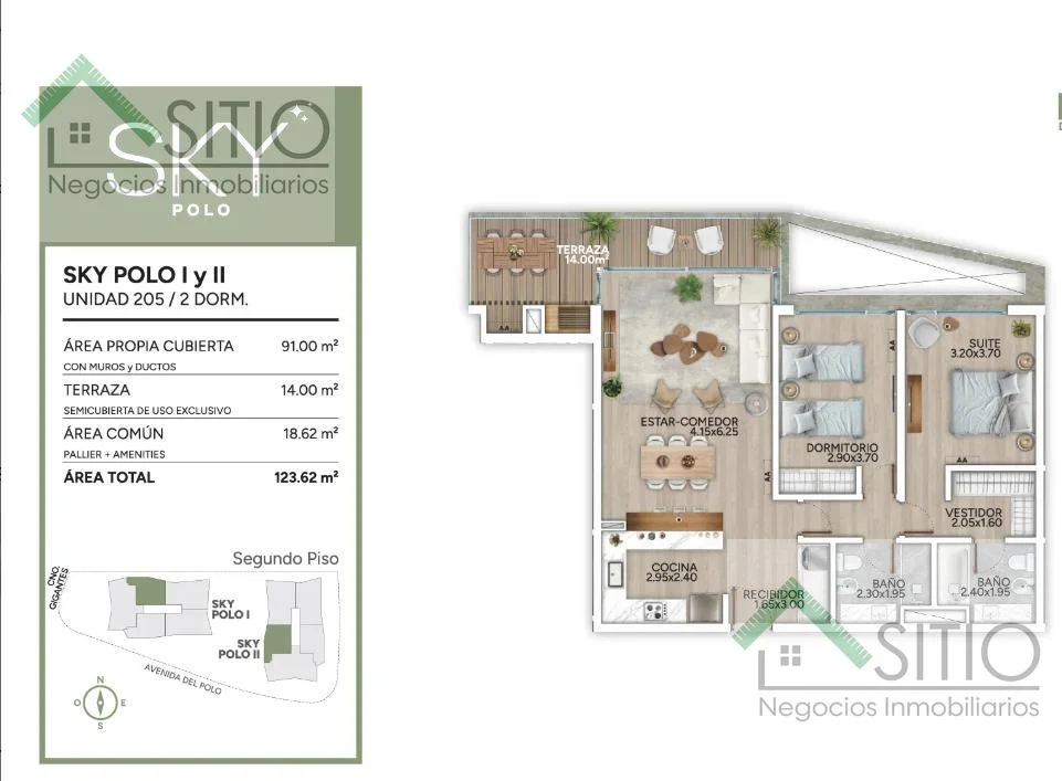 Apartamento en Carrasco Norte, propiedad 296263 -Imagen 2