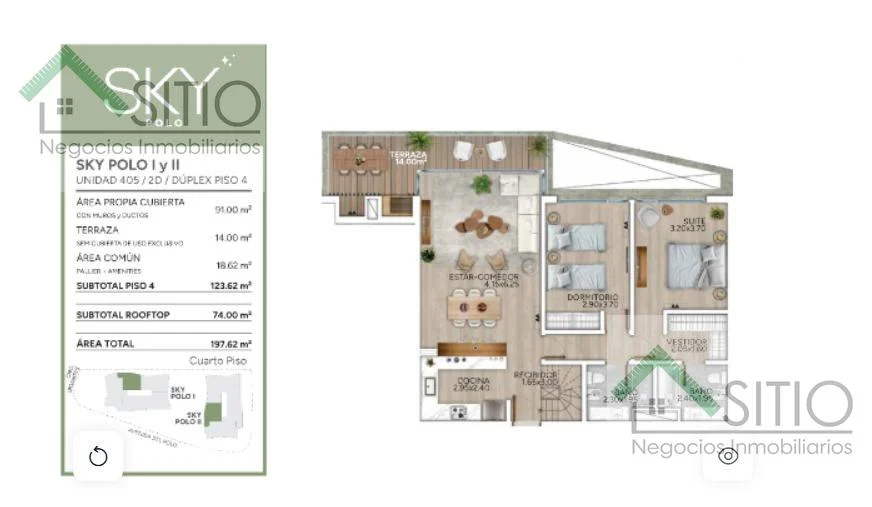 Apartamento en Carrasco Norte, propiedad 296269 -Imagen 2