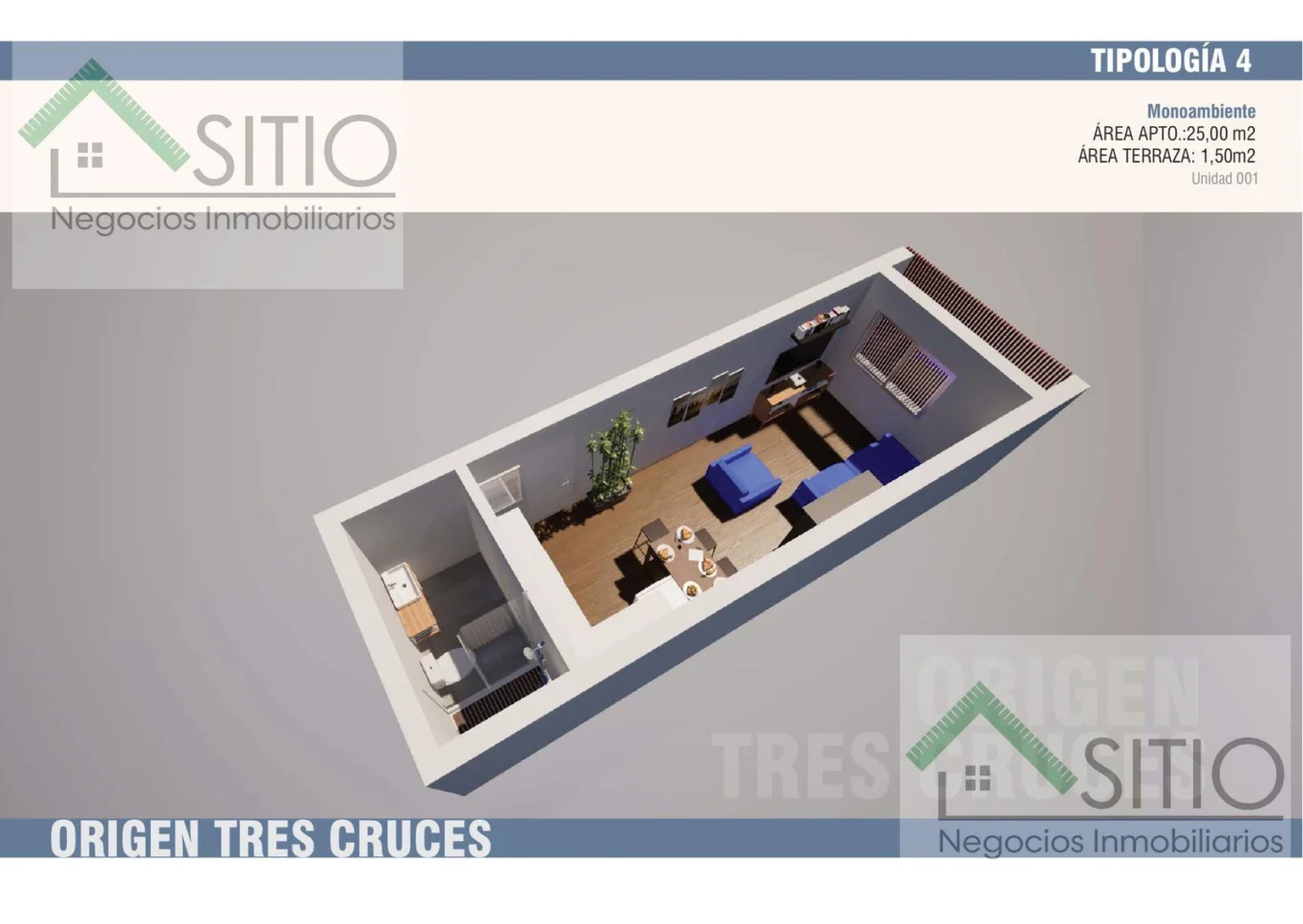 Apartamento en Tres Cruces, propiedad 296324 -Imagen 15