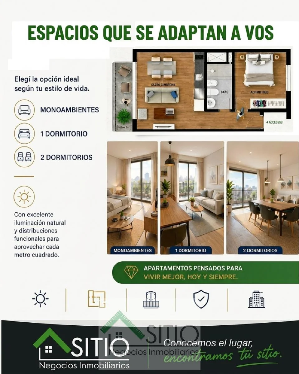 Apartamento en Tres Cruces, propiedad 300895 -Imagen 4