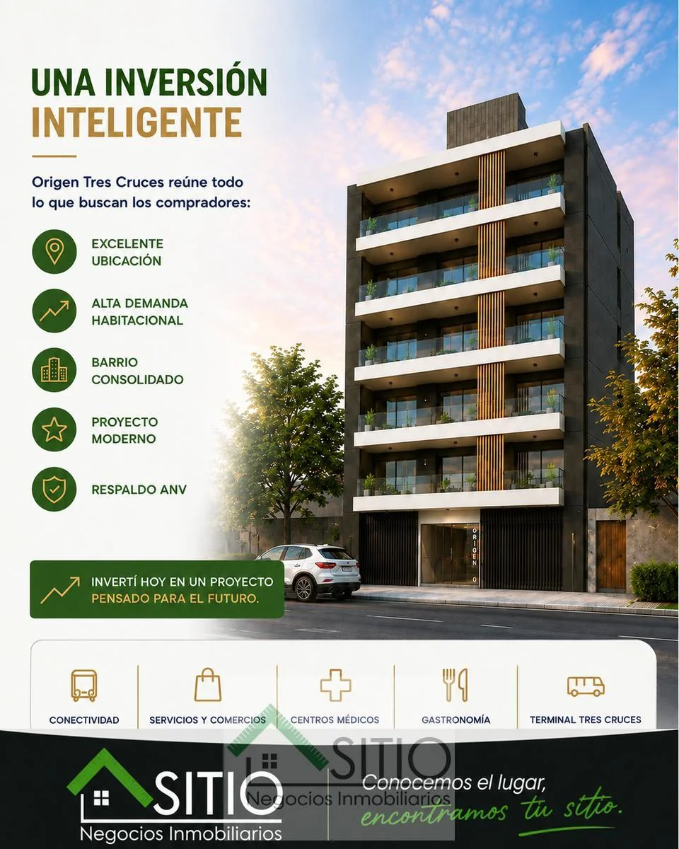 Apartamento en Tres Cruces, propiedad 300895 -Imagen 6