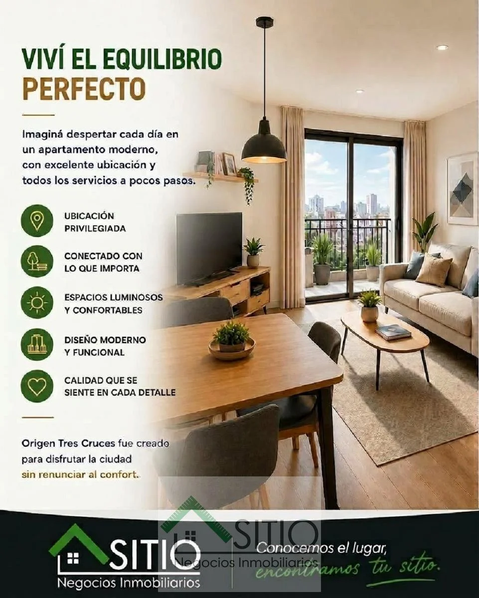 Apartamento en Tres Cruces, propiedad 300895 -Imagen 7