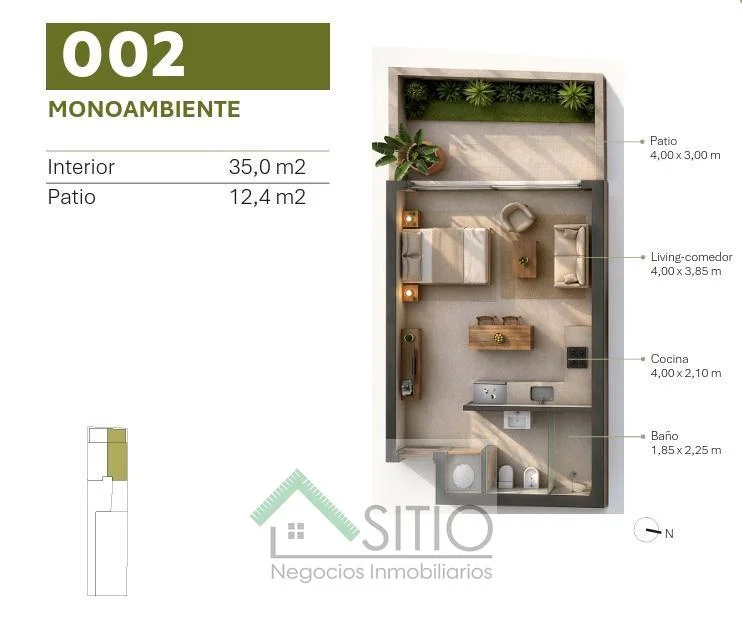 Apartamento en Tres Cruces, propiedad 301250 -Imagen 11