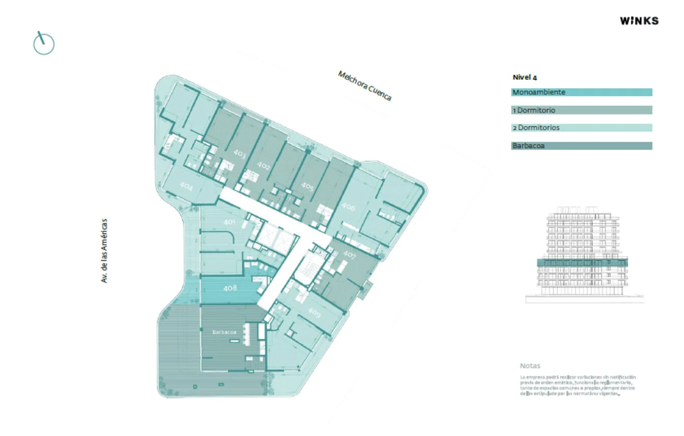 Apartamento en Av. de las Americas, propiedad 175985 -Imagen 3