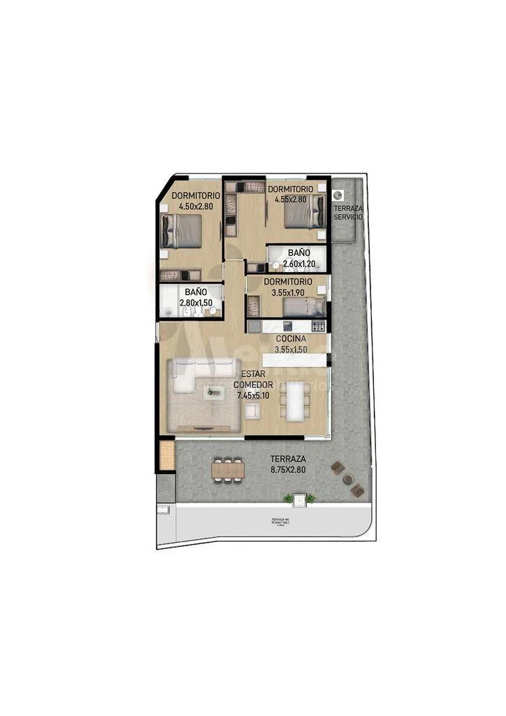 Apartamento en Shangrila, propiedad 182416 -Imagen 7