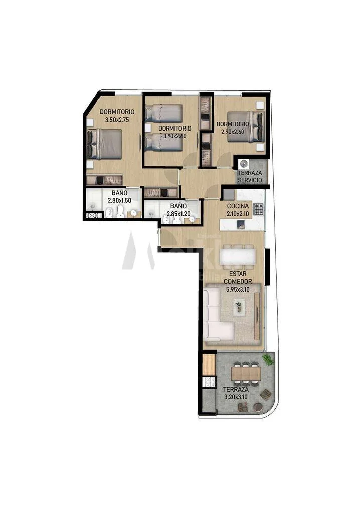 Apartamento en Shangrila, propiedad 182429 -Imagen 7